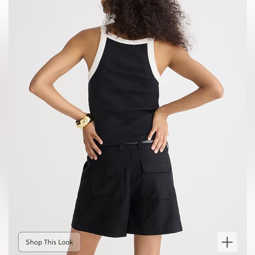 NWT J. Crew Vintage rib lady tank top - Picture 3 of 7